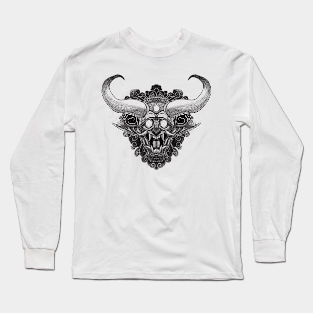 Oni Oni Oni Long Sleeve T-Shirt by Matthenegar